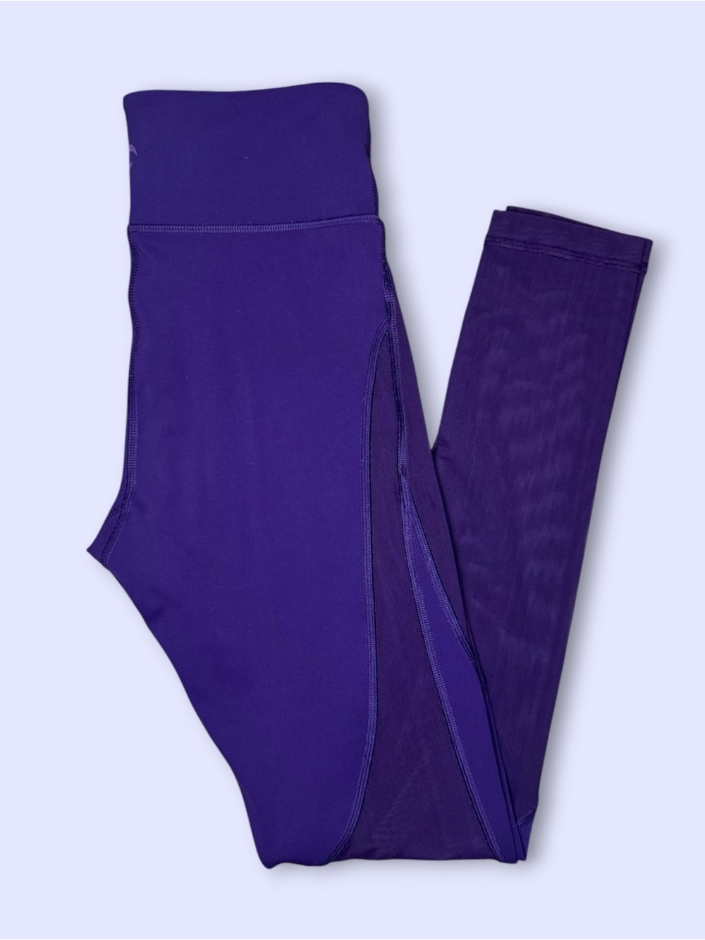 🟢3/$25 The Constant Acosta Pant Purple Mesh Leggings High Rise Small